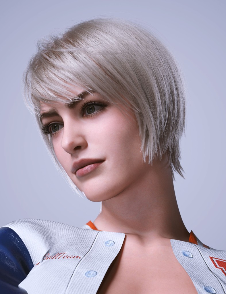 dForce AK Sonsy Hair for Genesis 9