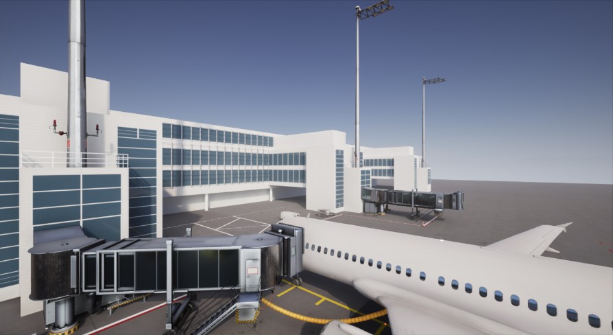 ThreeDee Airport Asset Pack UE4.22