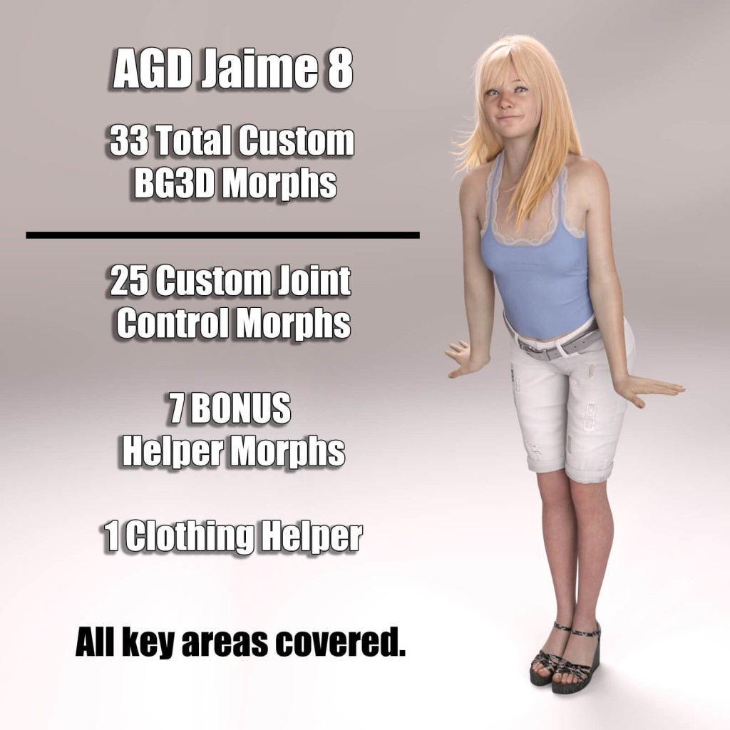 BG3D Add-On Pack for AGD Jaime G8/8.1F