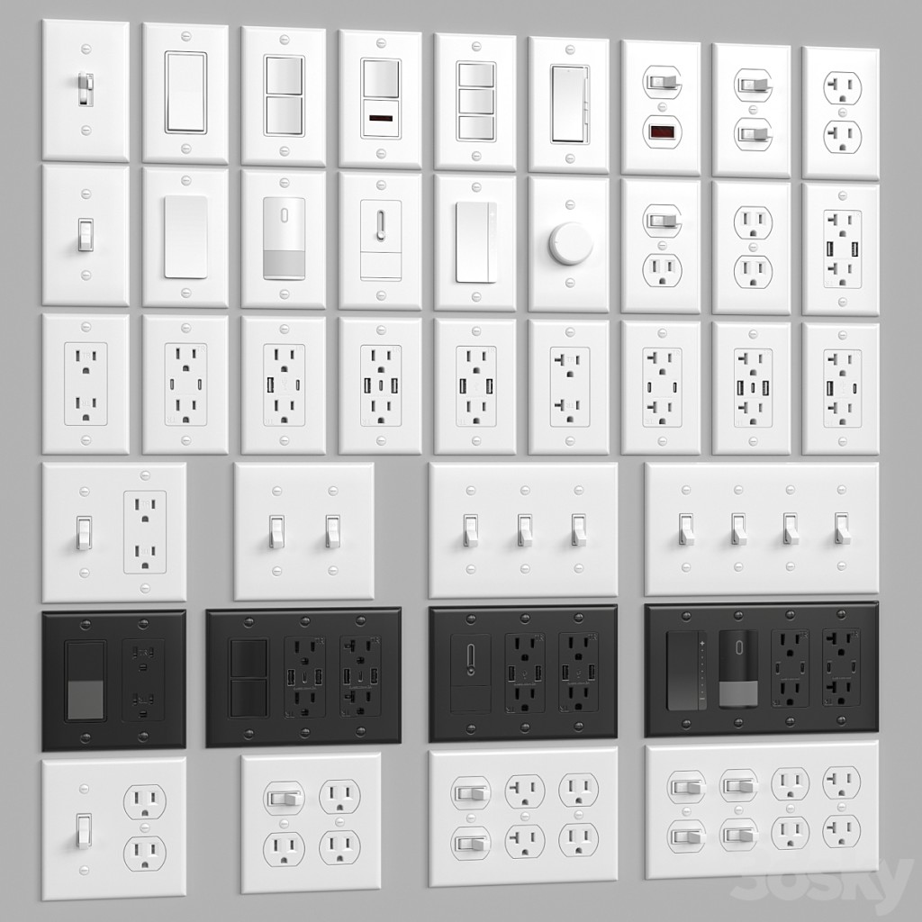 ELEGRP US wall switch & sockets