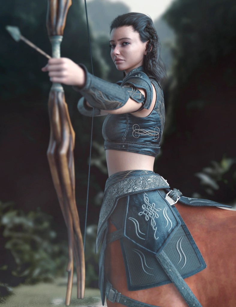 Fantastic Centaur Armor for Genesis 9 Texture Add-On