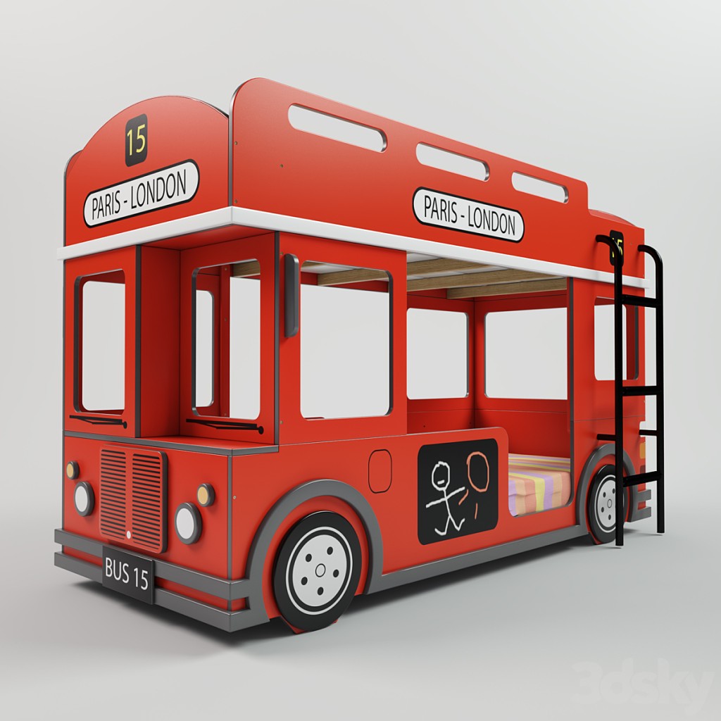 Bunk bed London Bus