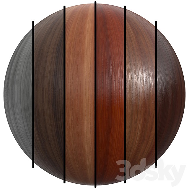 Wood Horizontal FB34 | PBR | 6 Mats | 4K