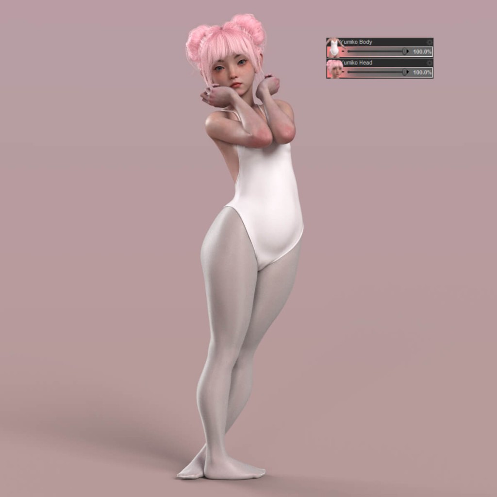 Yumiko Anime Morph + 10 Poses for Genesis 9