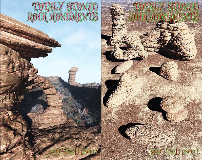 Totally Stoned - Rock Monuments for Vue