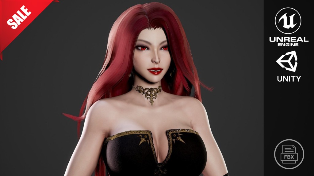 [UE 4.27] Vampire Lady
