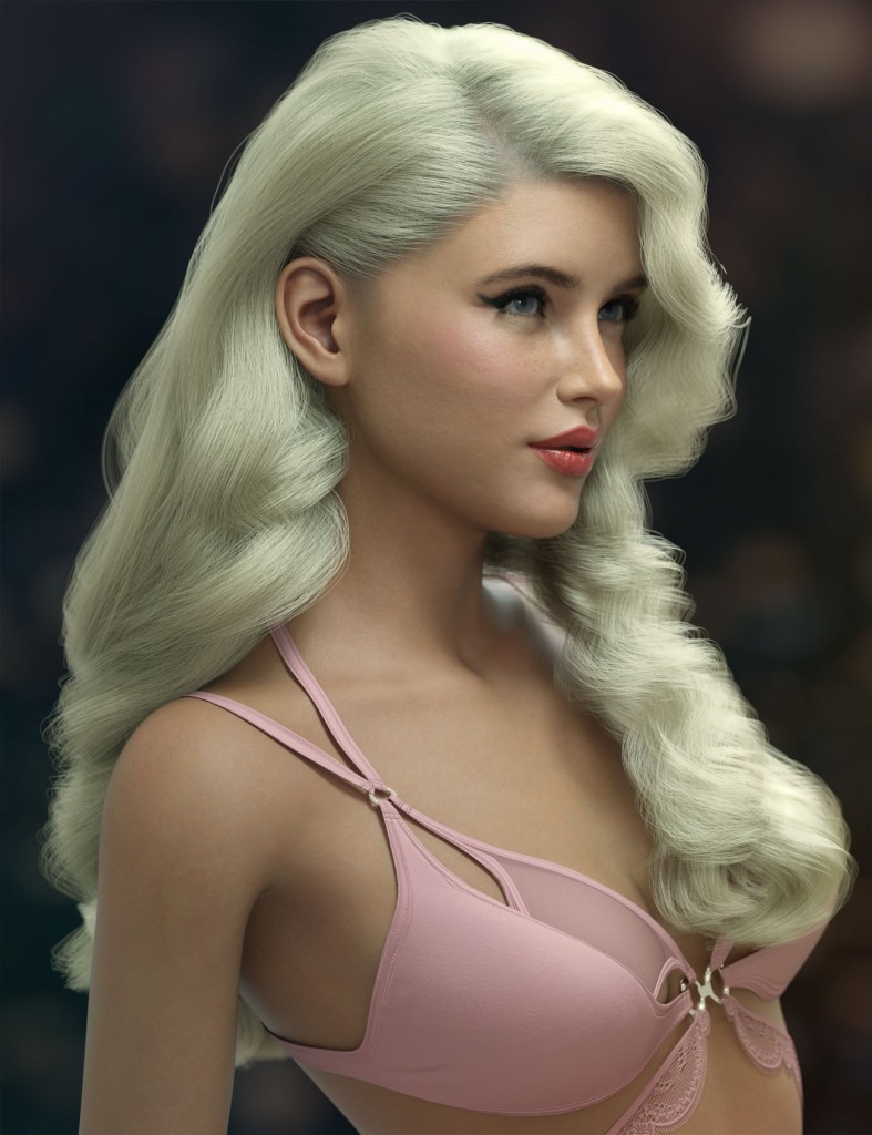 dForce Juneau Hair for Genesis 9