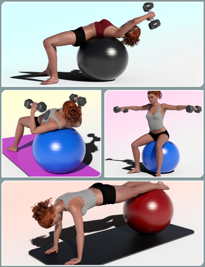 FM Ball & Weights Workout for Genesis 9 and 8 Females
