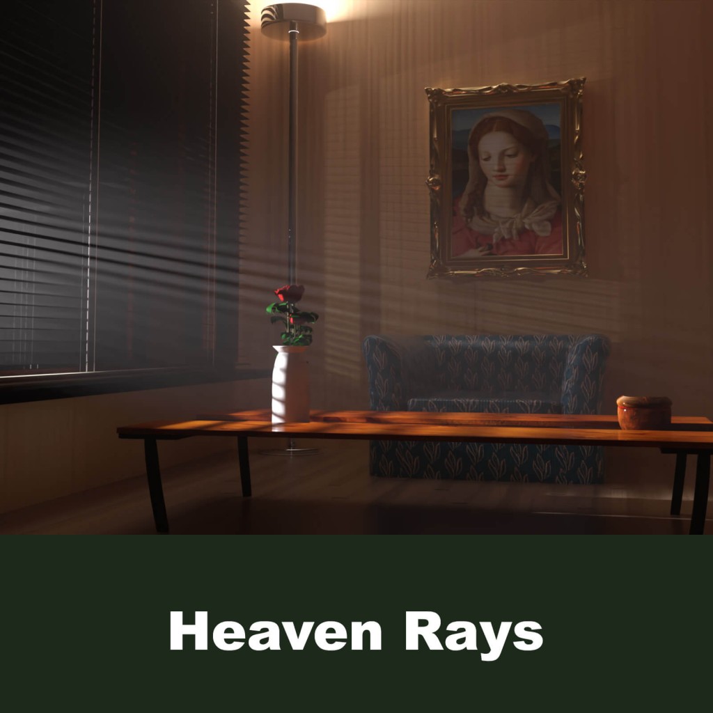 Heaven Rays EZ Volumetric Cube for Daz Studio and Iray