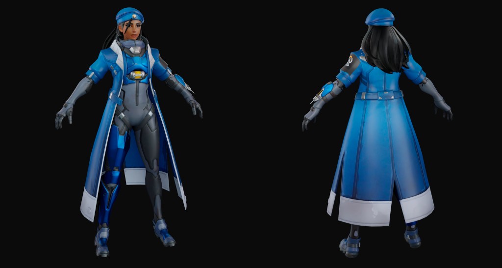Ana (Captain Amari) Premium for Blender 3