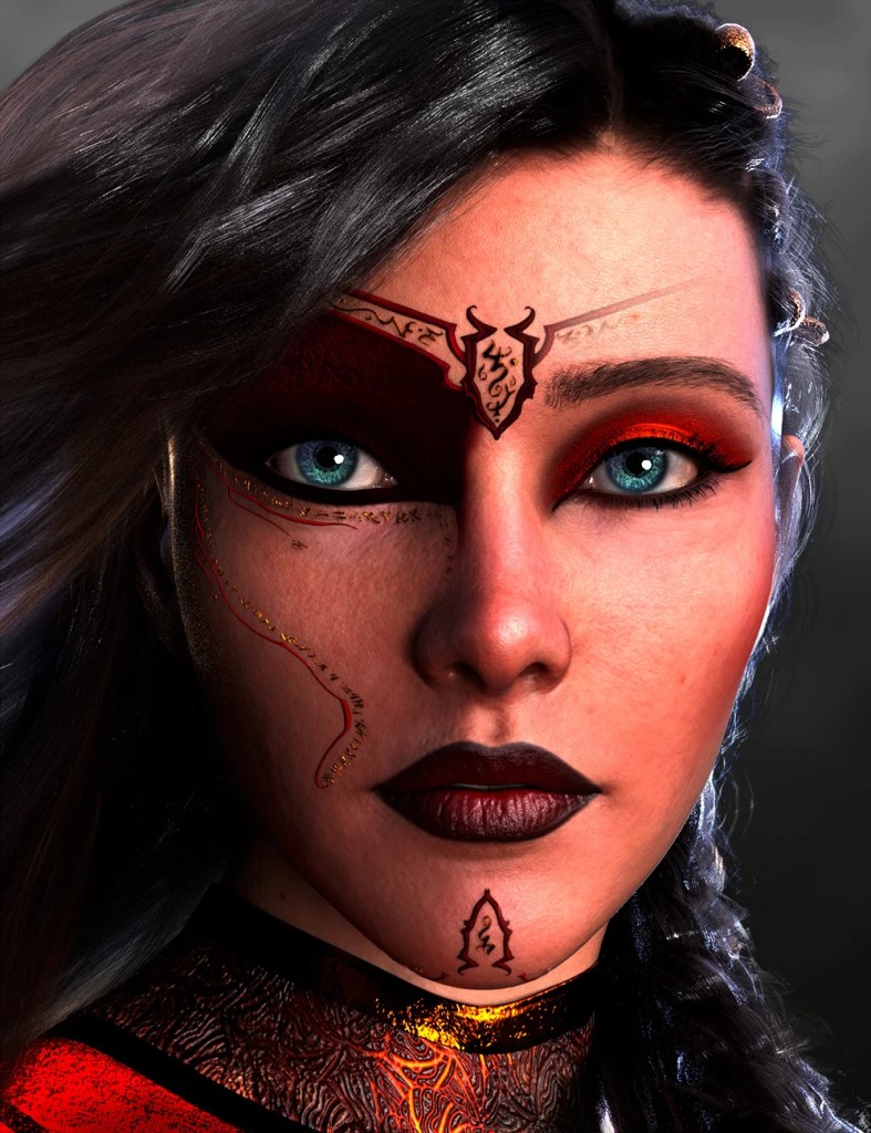 Face Flair Make Ups for Genesis 9