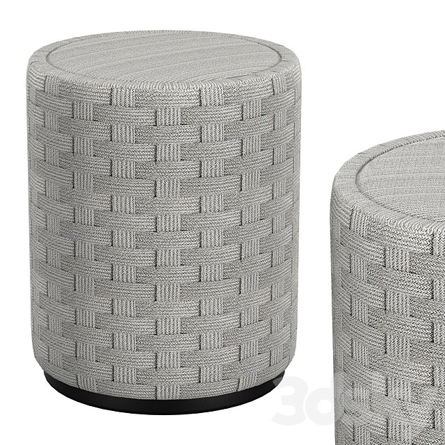 Oasis Outdoor Side Ottoman Lattice