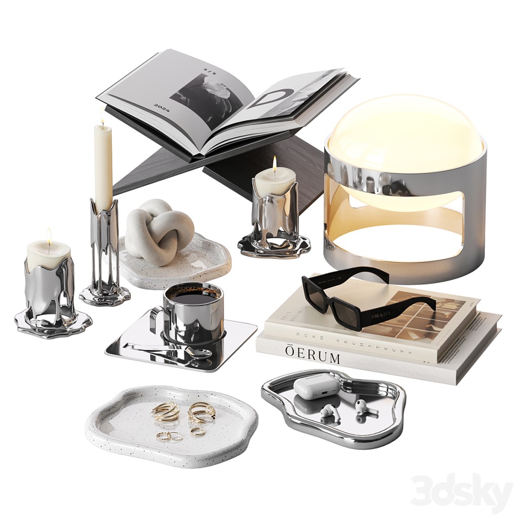 Metal decorative set