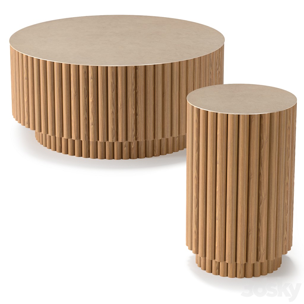 Barrel Side Coffee Table