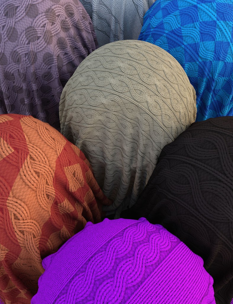 MMX Knitted Fabric Patterns 4 for Iray