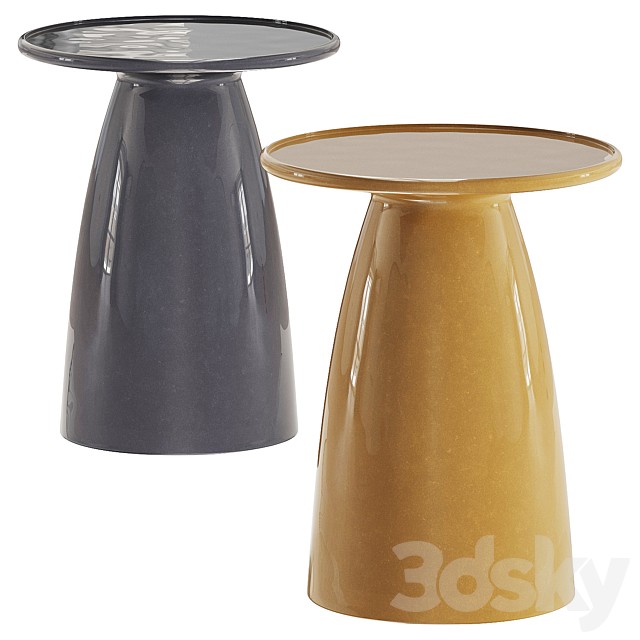 Rina Outdoor Concrete Side Table SOHO HOME