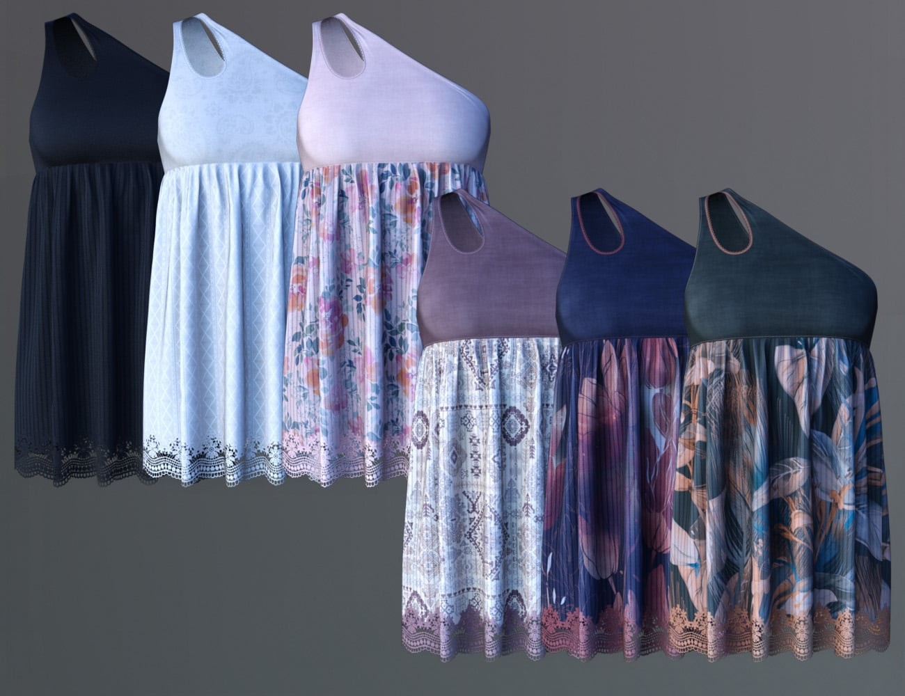 dForce Destination Crete Dress for Genesis 9