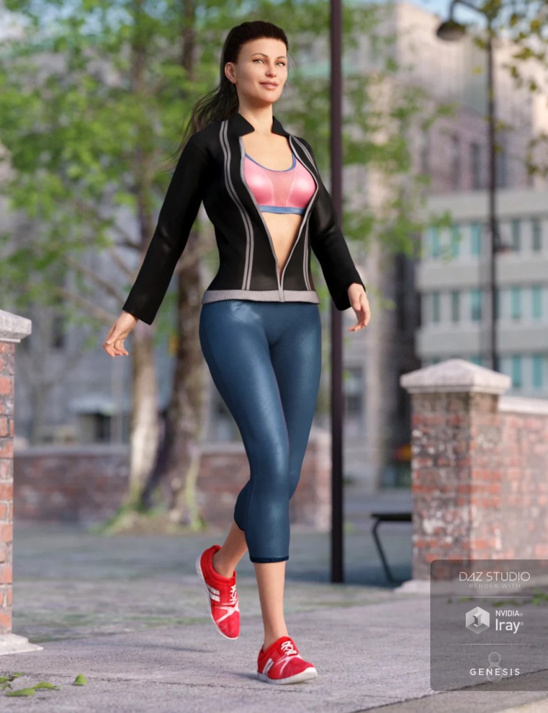 Active Wear for Genesis 8 Females
