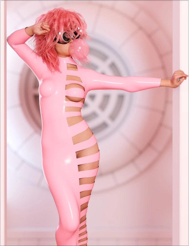 dForce VYK Show Stealer Dress for Genesis 9