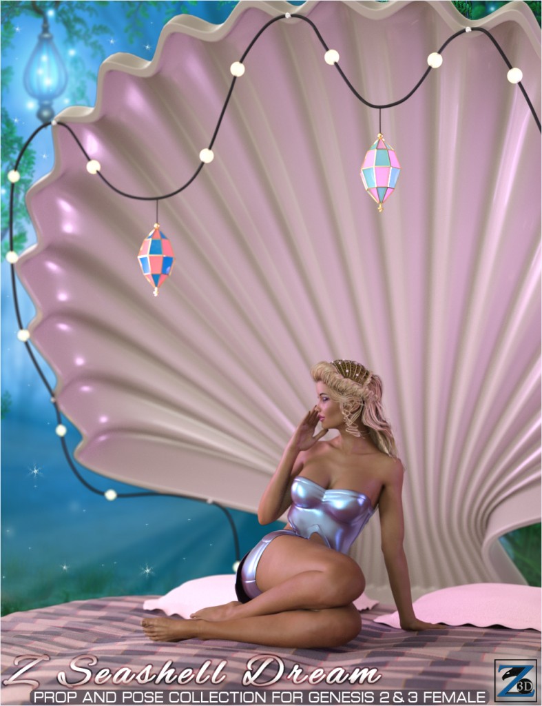 Z Seashell Dream - Prop and Poses