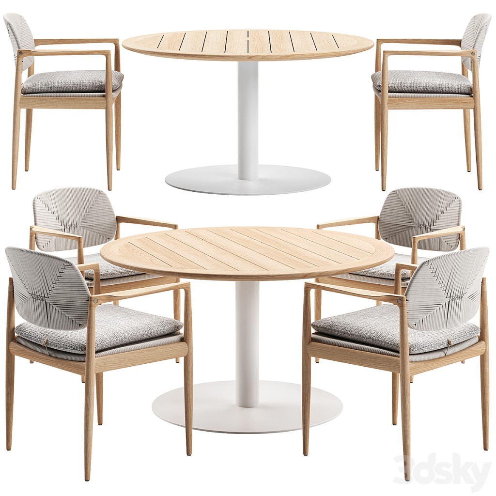 Minotti Outdoor Dining Set