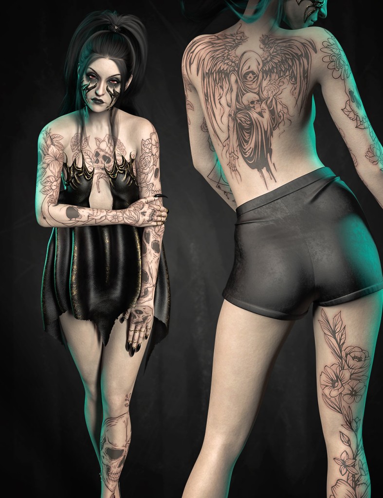TMLM Tats Skulls for Genesis 9