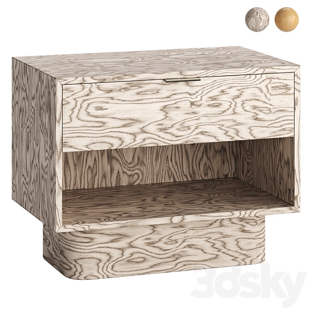 Aletta Open Nightstand