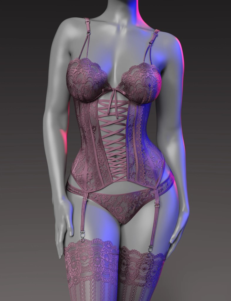 InStyle – X-Fashion Court Stylish Corset Texture Add-On