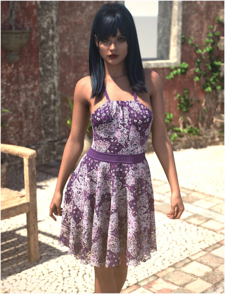 dForce Spring Fairy Dress for Genesis 9