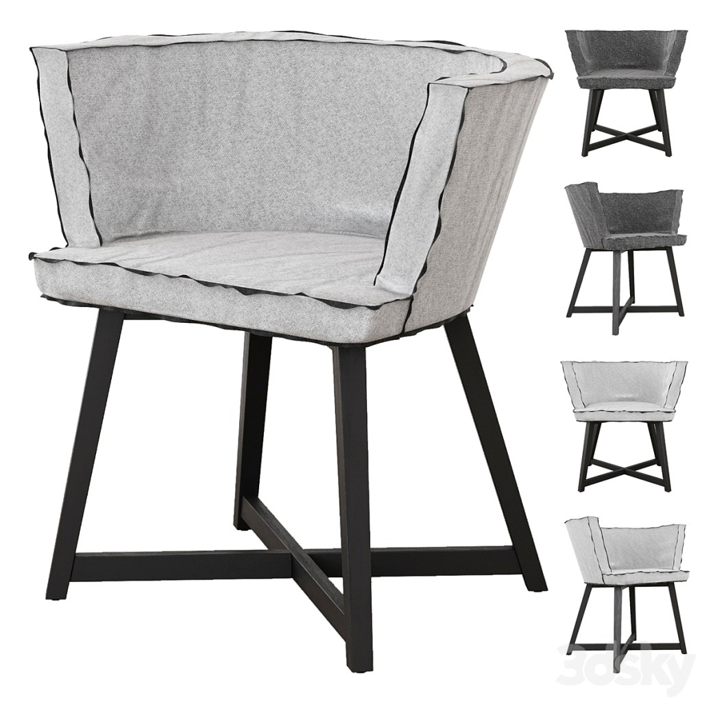 GRAY 26 armchair by Gervasoni