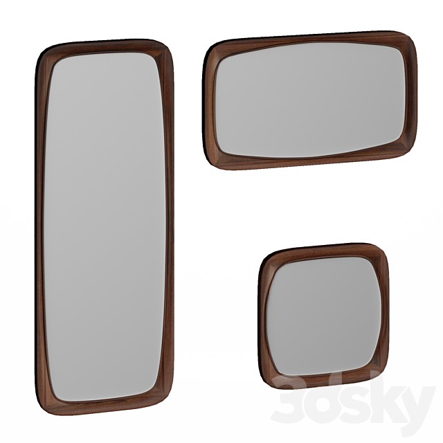 60th mirrors by Wewood