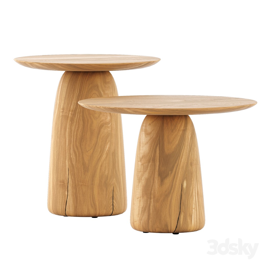 Dunes low table by Tribu