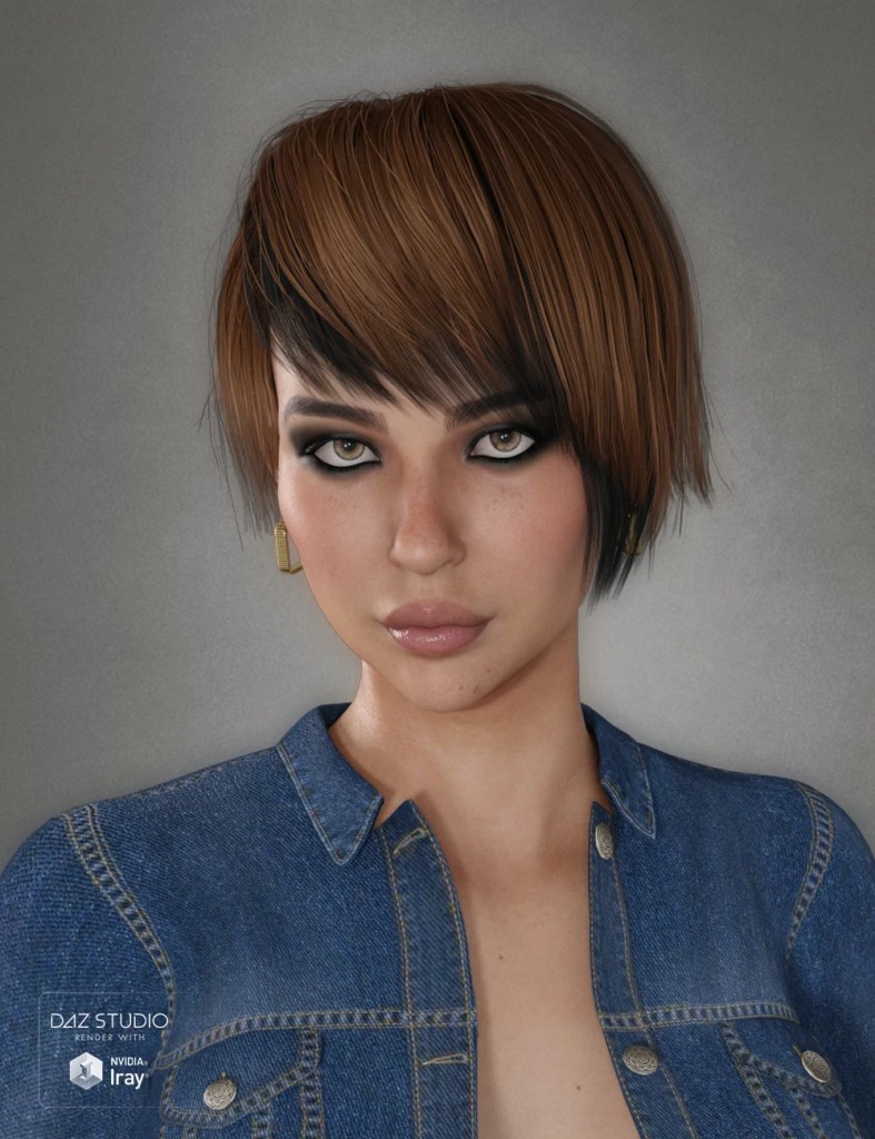 Duffy Hair for Genesis 3 and 8 Females