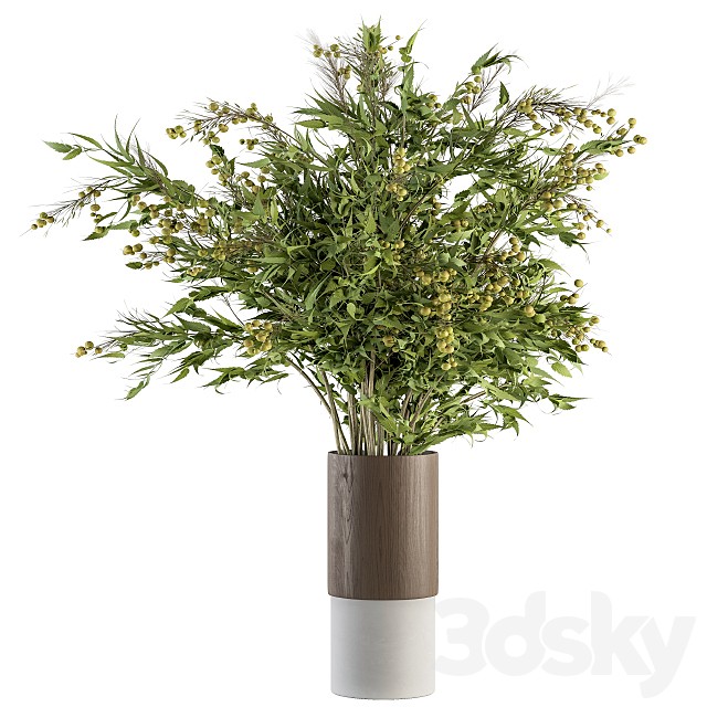 Bouquet - Green Branch in vase 58