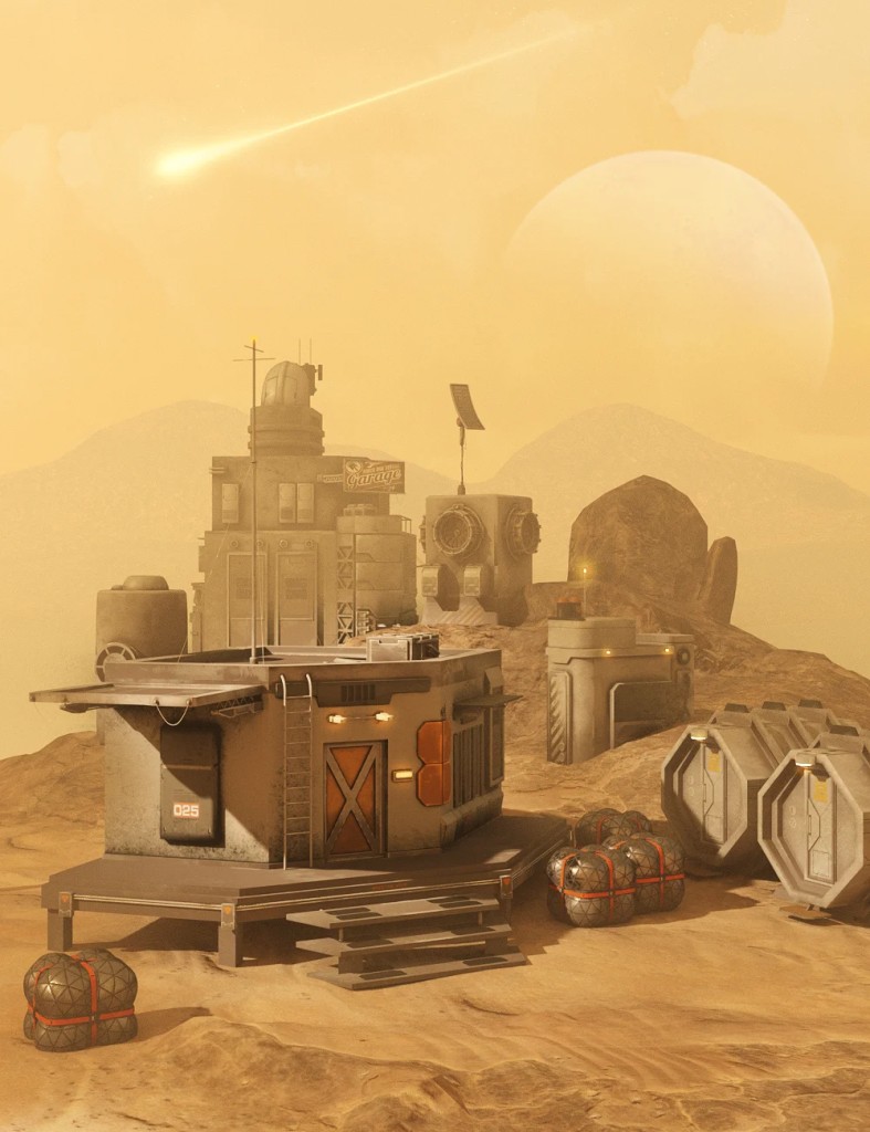 Sci-Fi Settlement Construction Set 