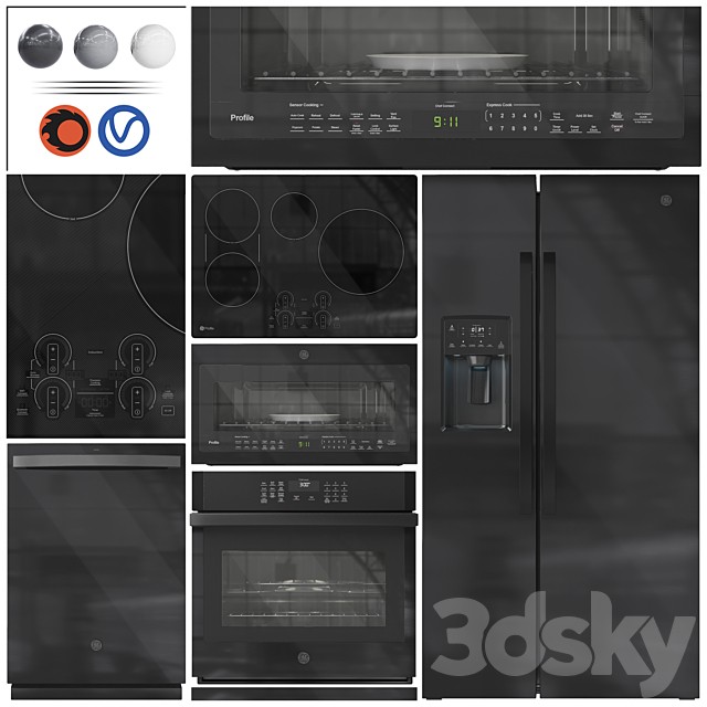 GE Appliance Collection Set01
