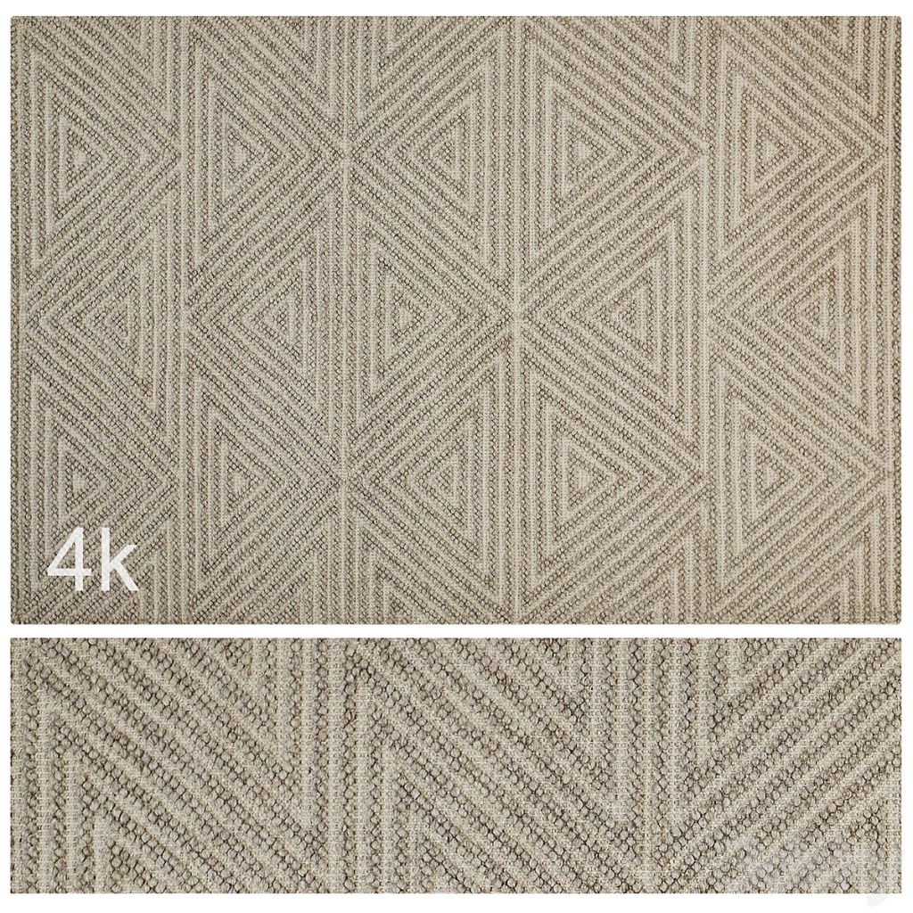 Carpet set 43 - Braided Jute / 4K