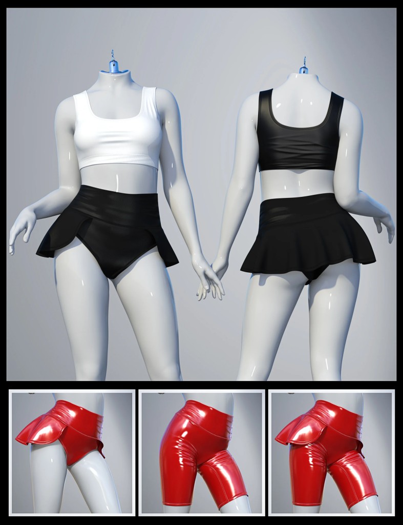 dForce SU Yoga Sportswear for Genesis 9