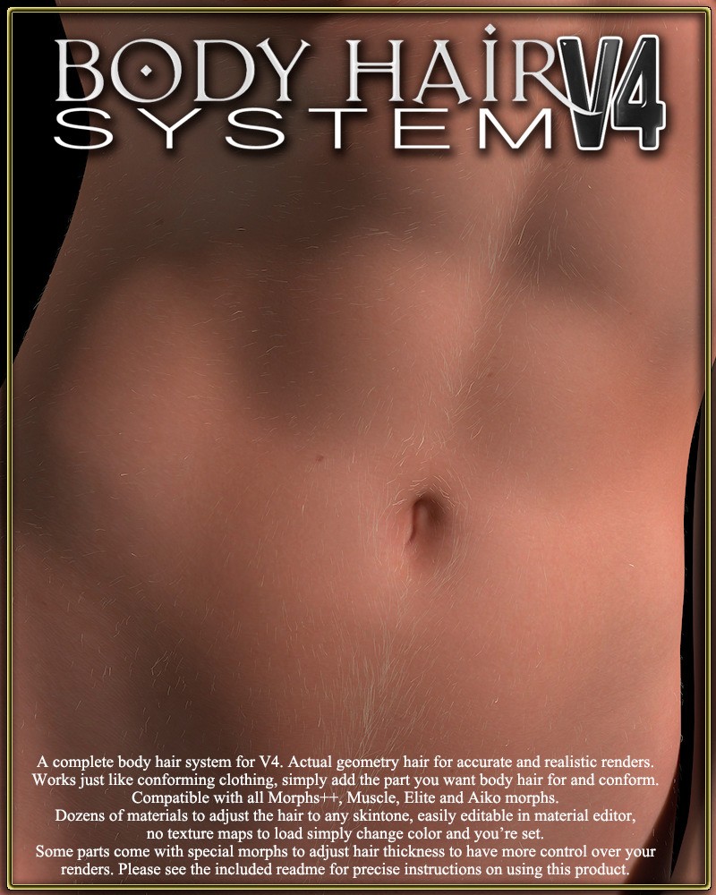 Exnem Body Hair for V4