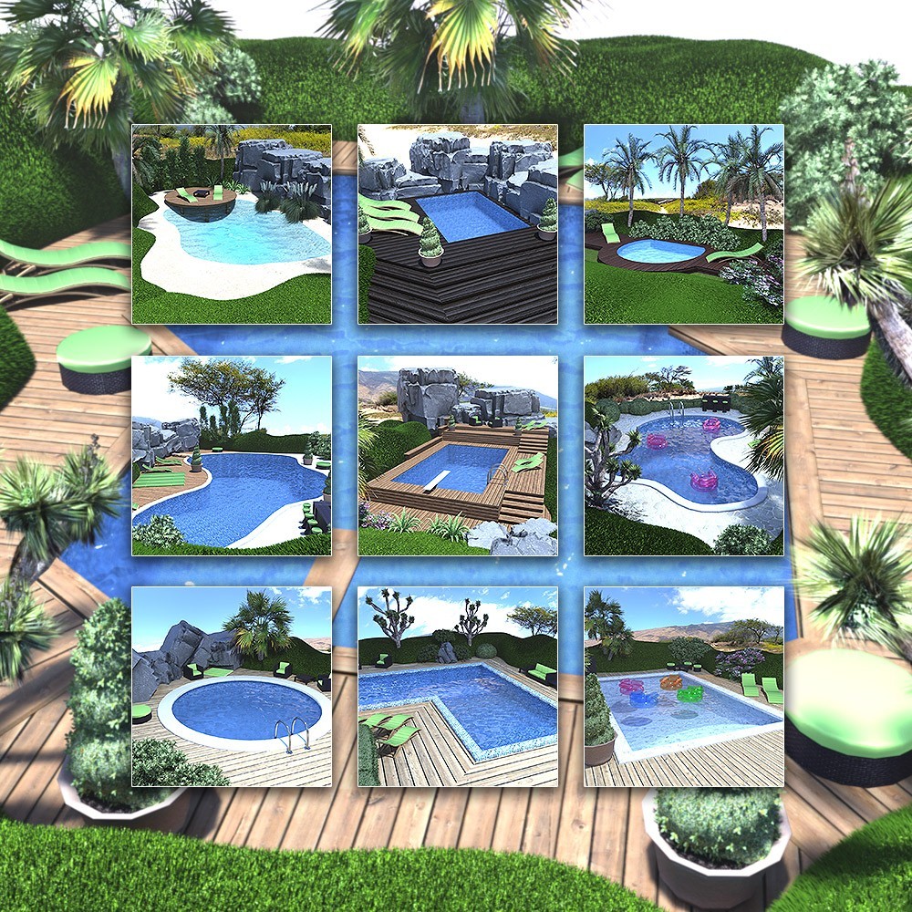 Swimming Pool Collection for Daz Studio