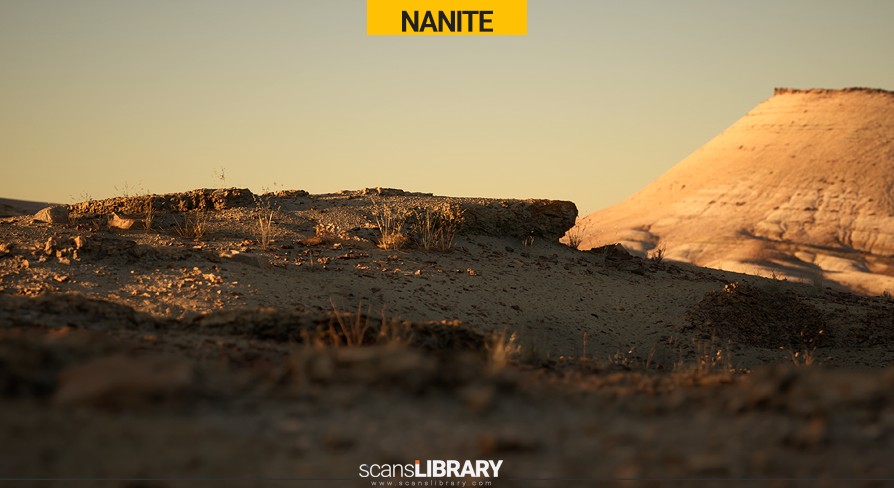 [UE5.0] Arid Landscape (NANITE) By ScansLibrary