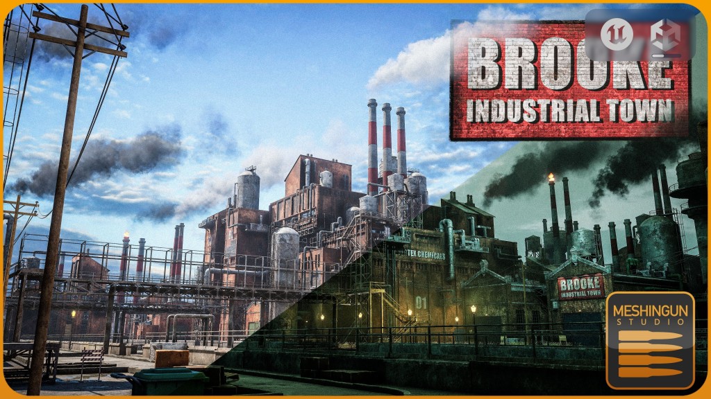 [UE5.1] Brooke Industrial Town