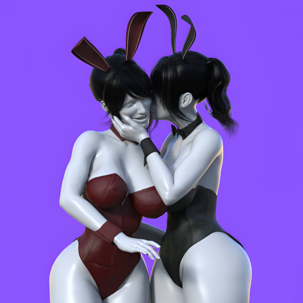 Sexy Bunny Outfit for Genesis 8 Female
