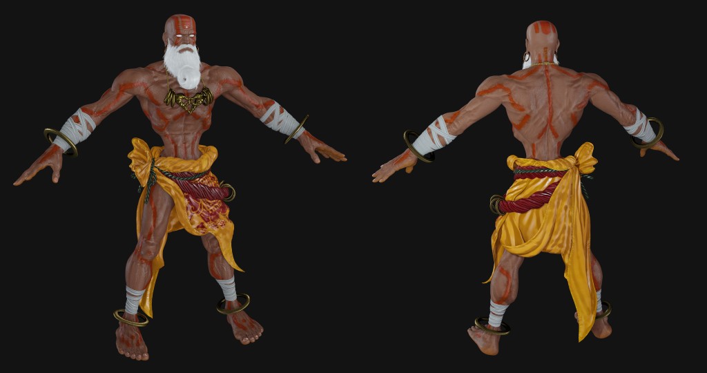 Dhalsim S1 Premium for Blender 3