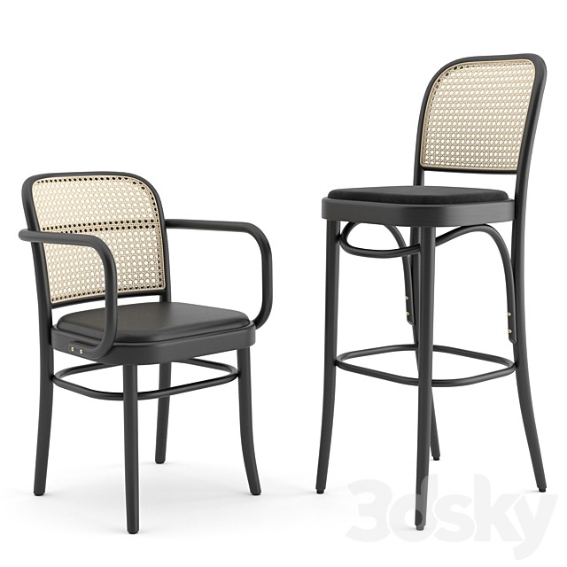 N. 811 Hocker by THONET VIENNA