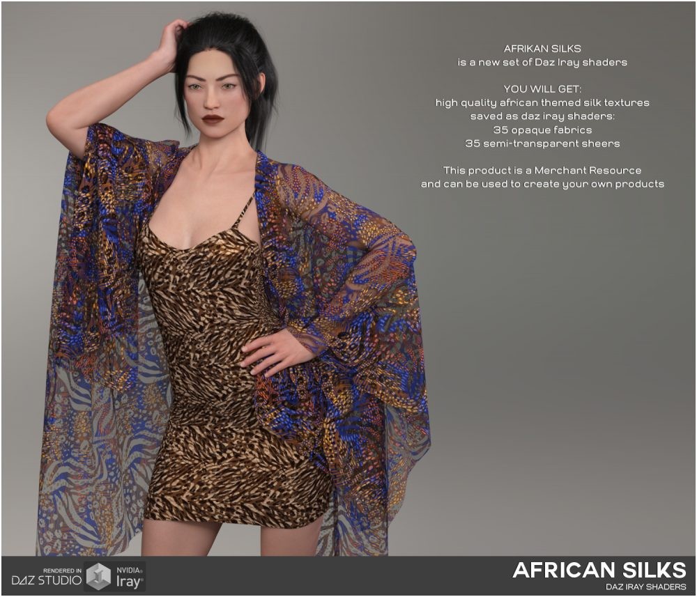 Daz Iray - African Silks