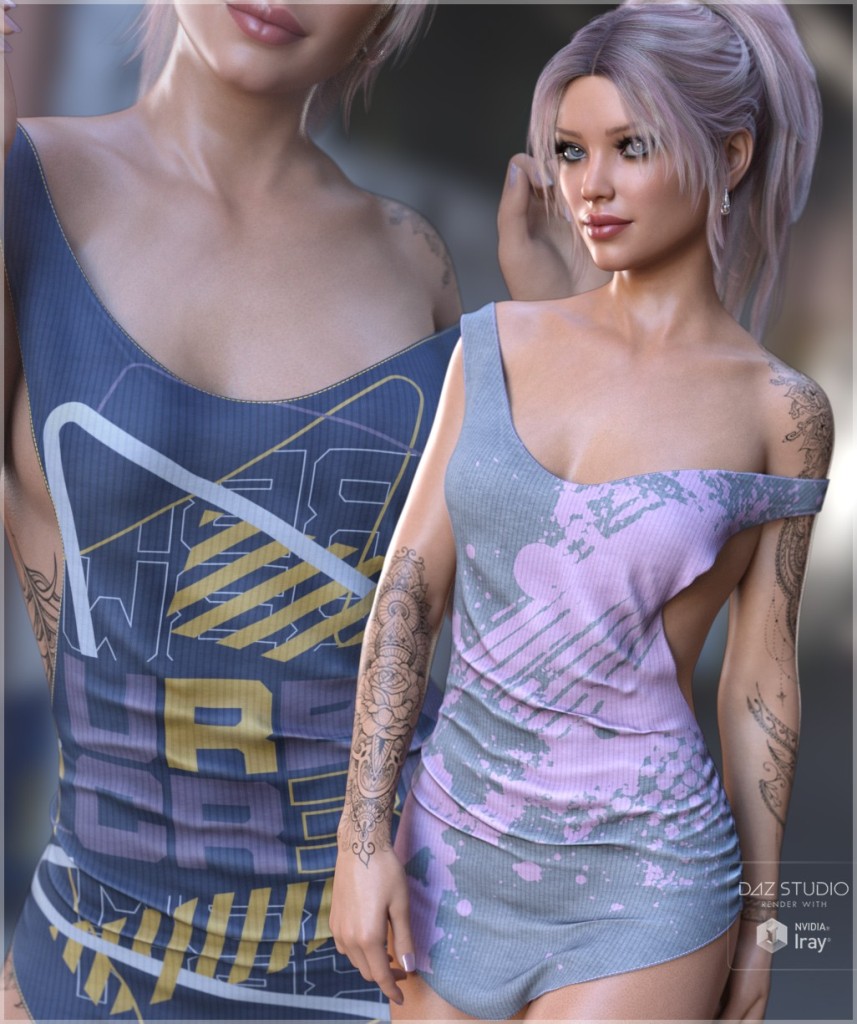 Trends Textures for dForce Mini Tank Dress