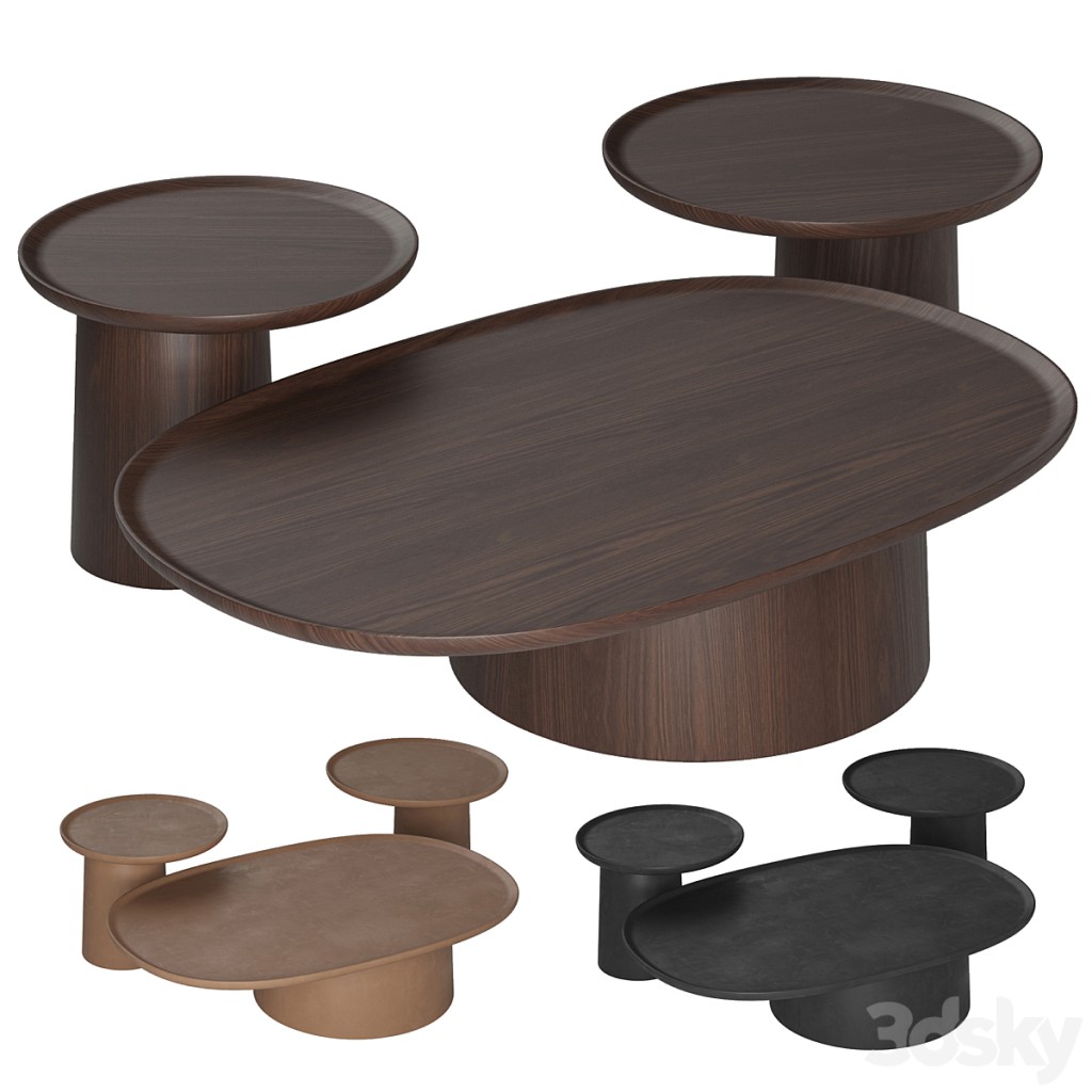 LOUISA coffee tables. Molteni.