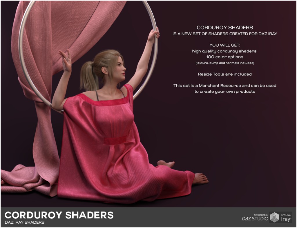 Daz Iray - Corduroy Shaders