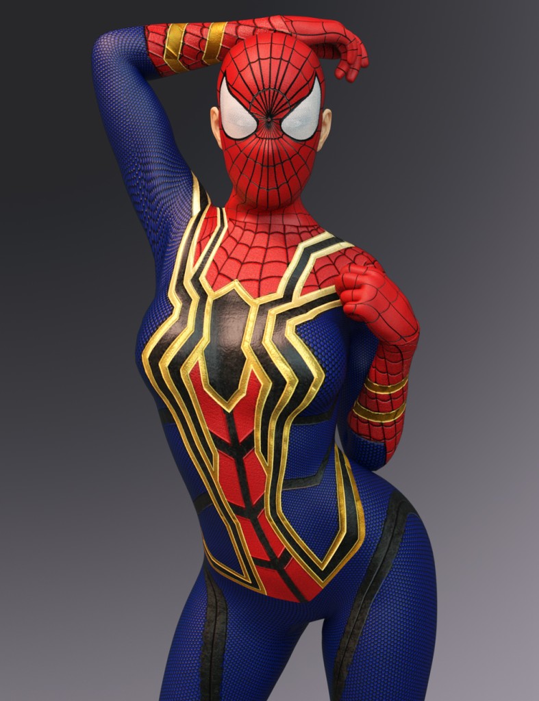 X-Fashion Arachnid Outfit for Genesis 8 Female(s)